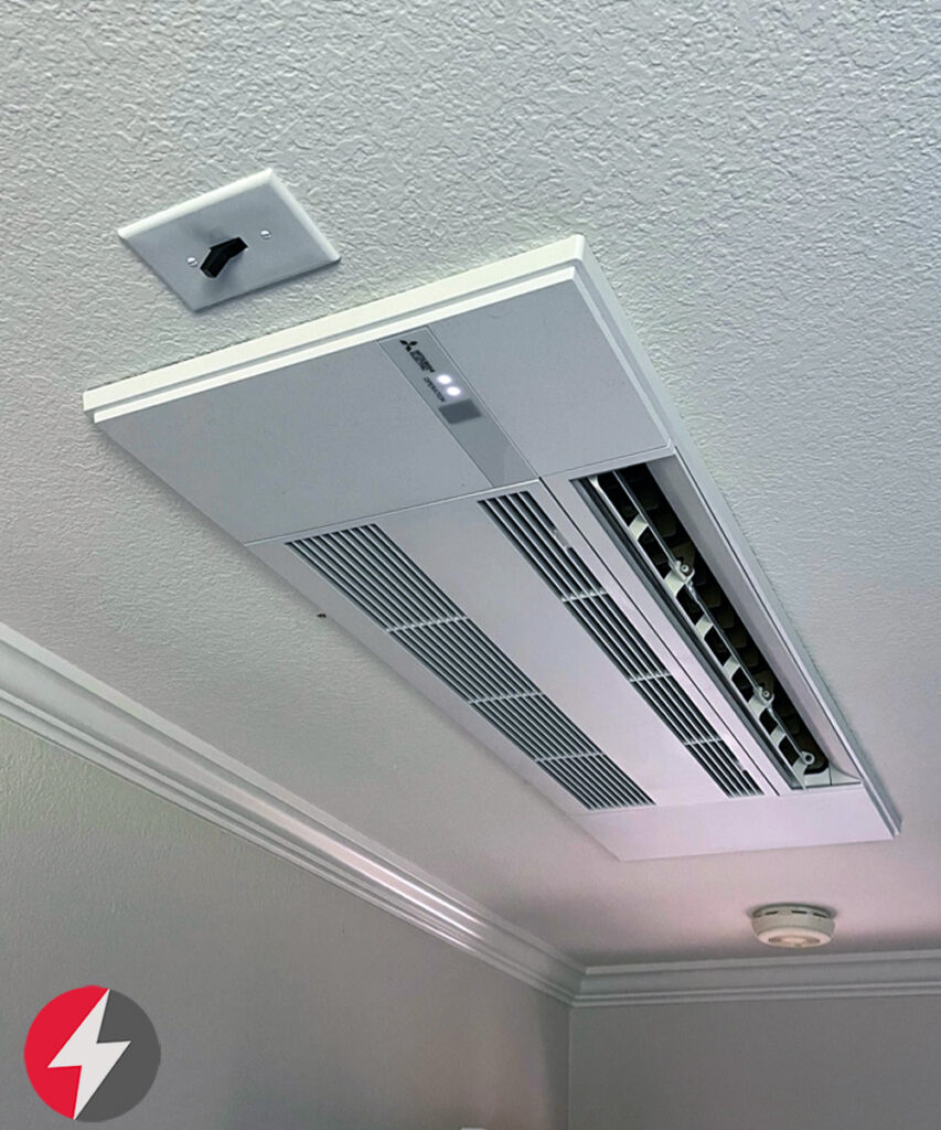 Mitsubishi Ductless HVAC System Installation in Tampa, Florida