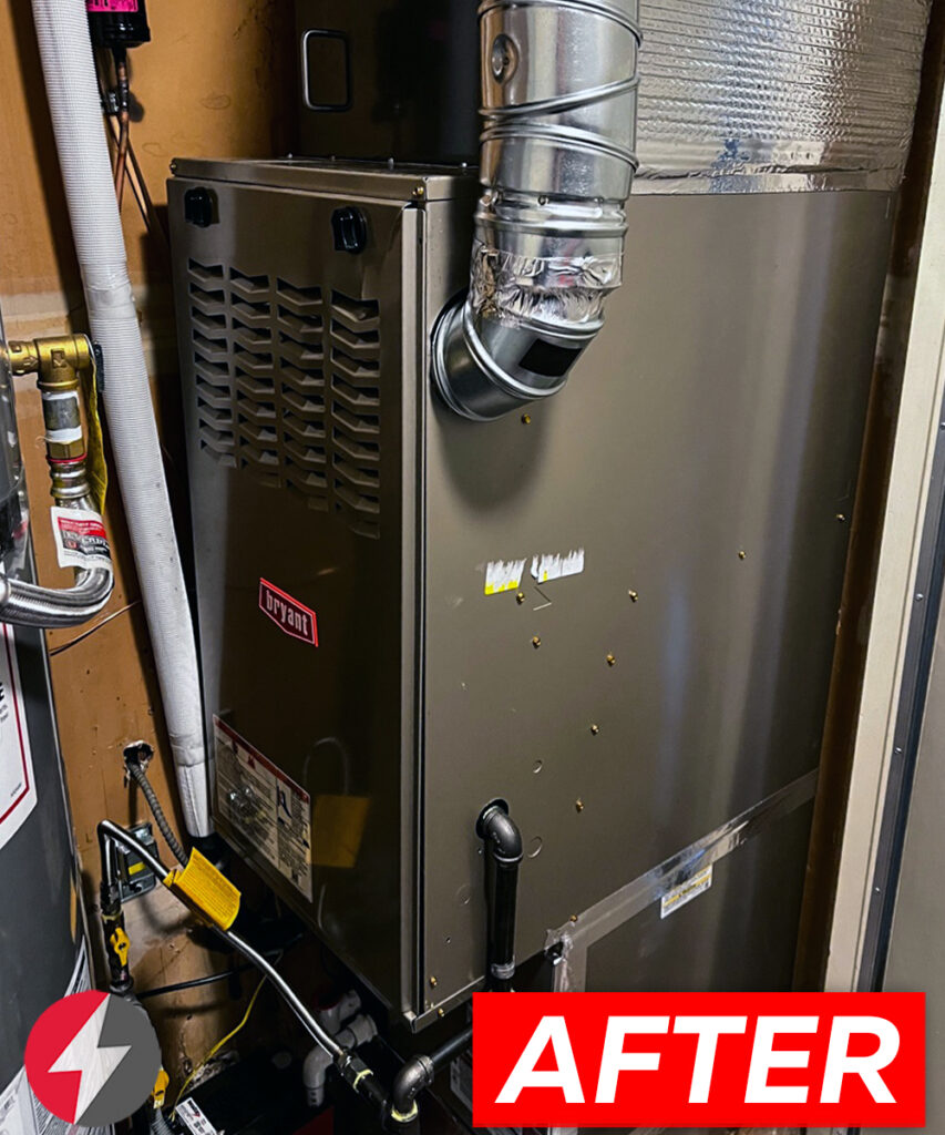 Bryant HVAC System Replacement with 80% Efficiency Furnace in Tampa, Florida