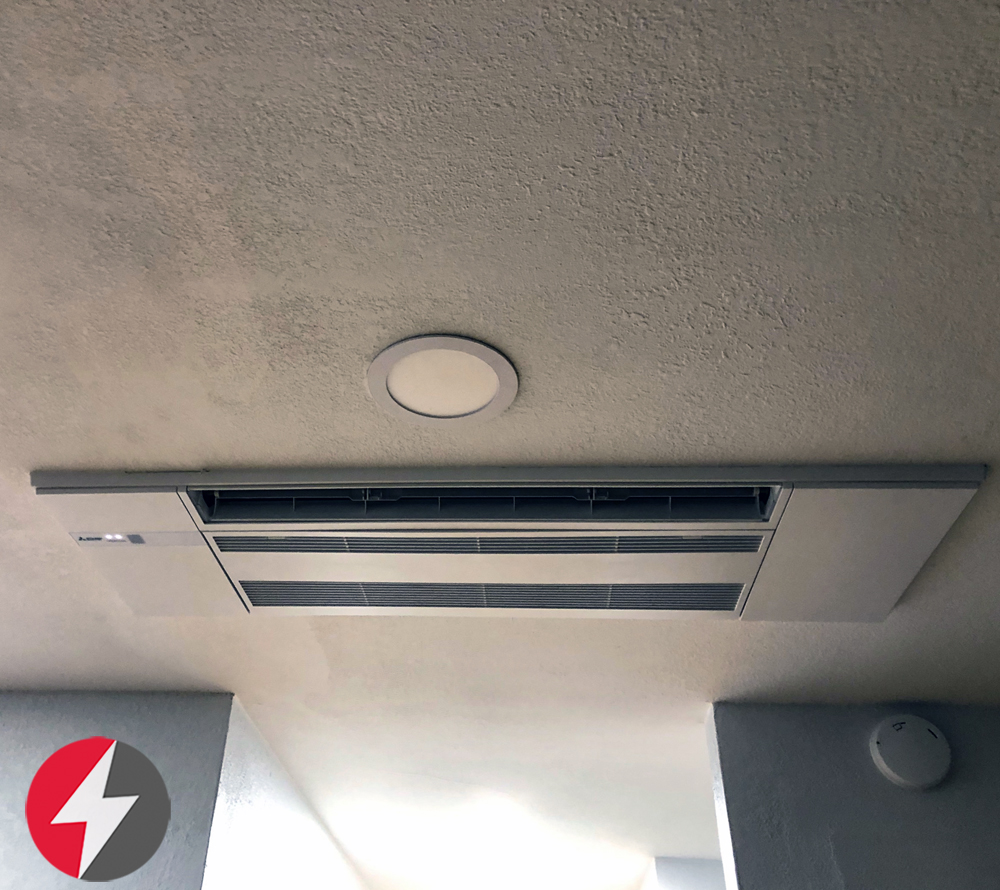 HVAC System with Ceiling Cassettes Installation in Tampa, Florida