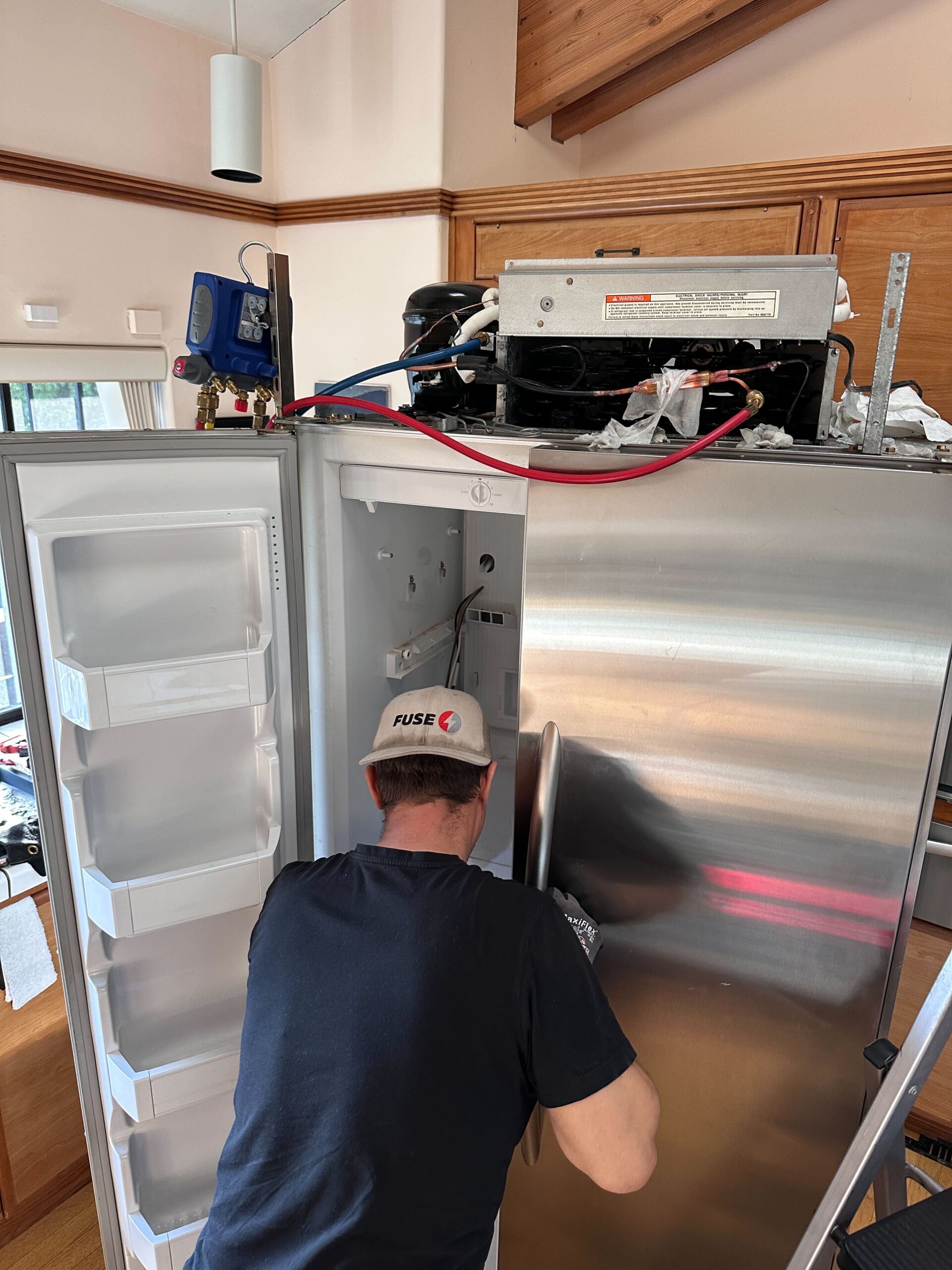 tampa refrigerator repair: work process